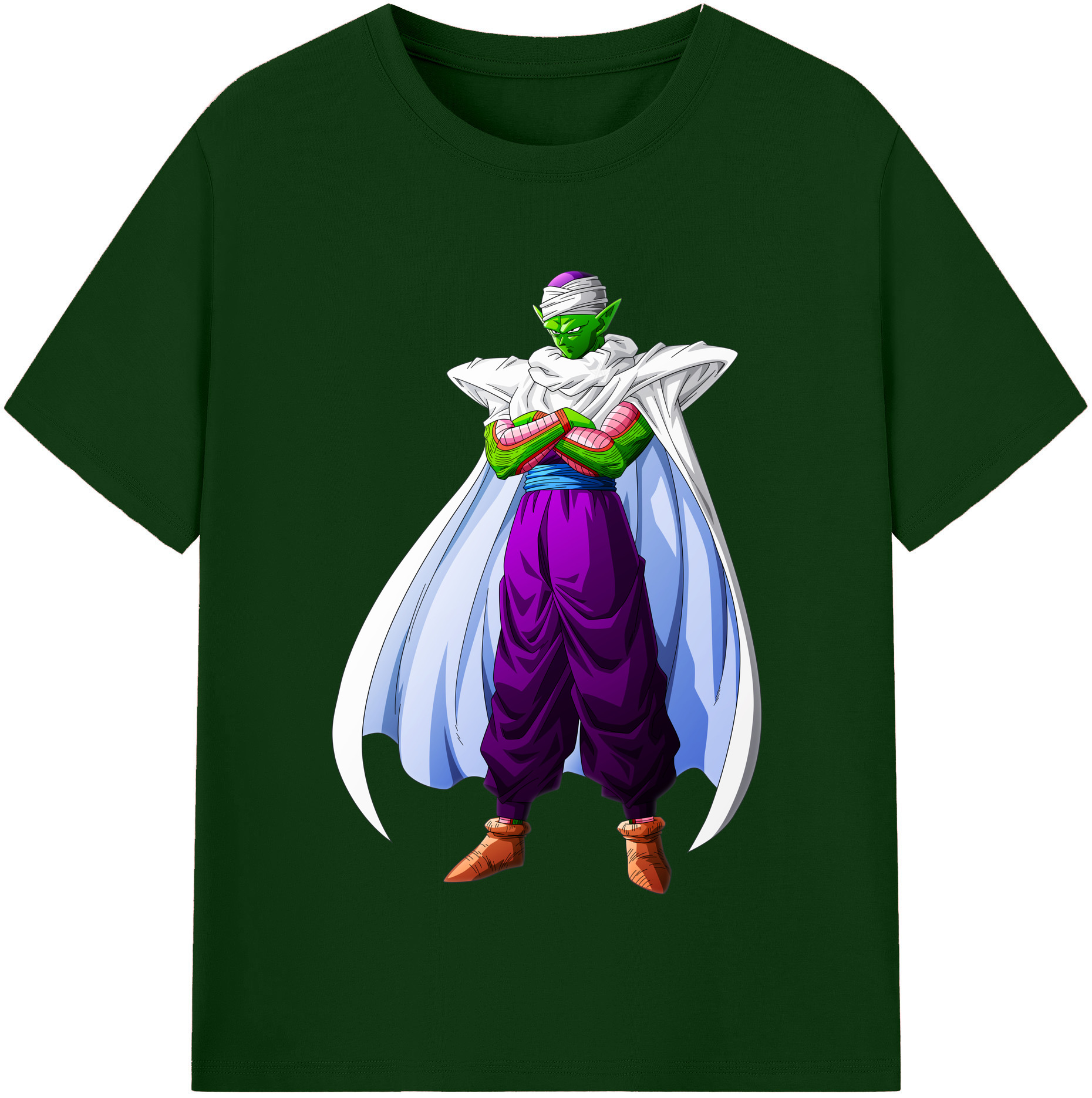 （画像用） ドラゴンボール ピッコロ DRAGON BALL Piccolo 綿100％半袖Tシャツ（フロントプリント）